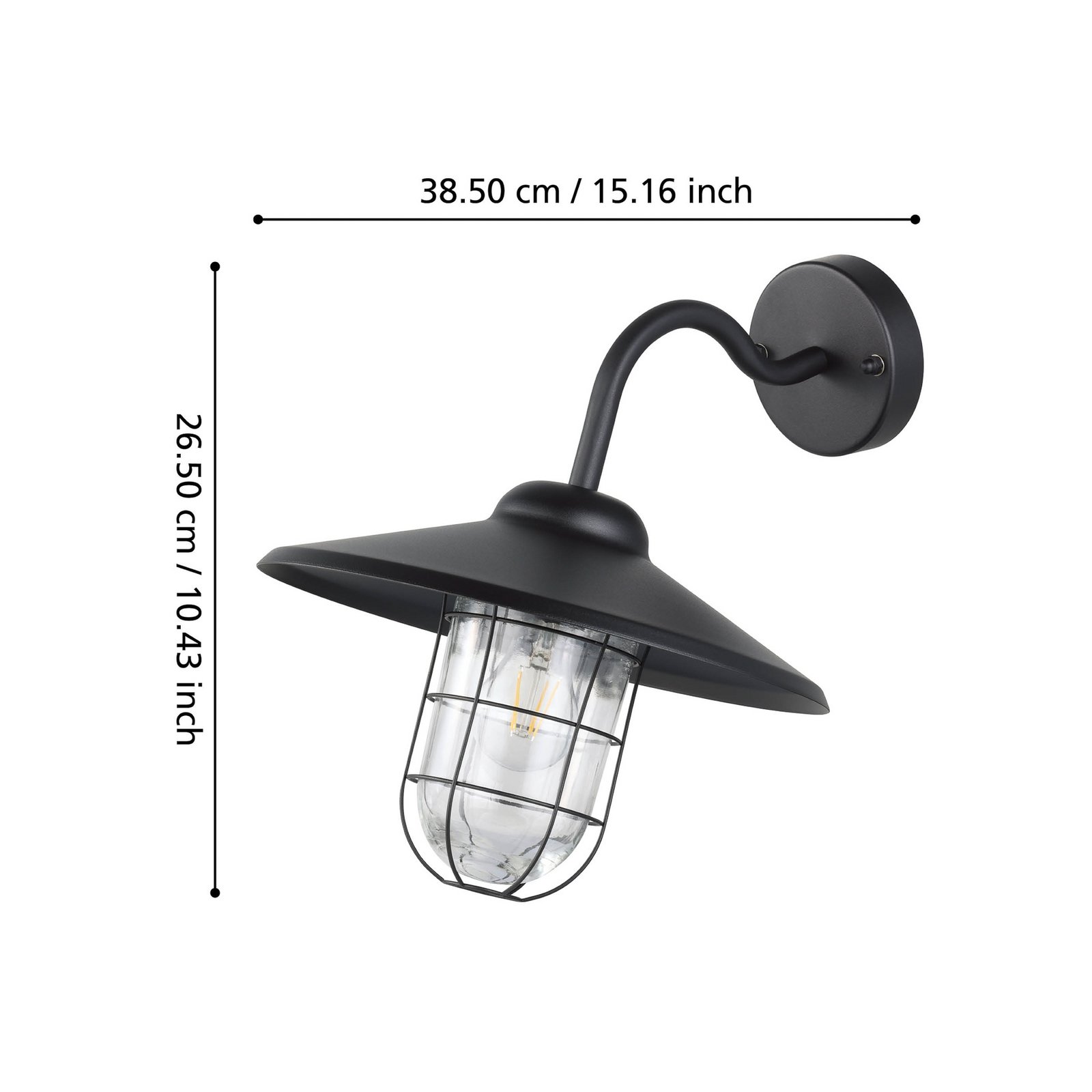 Ulkoseinävalaisin Melgoa, merellistä ilmettä