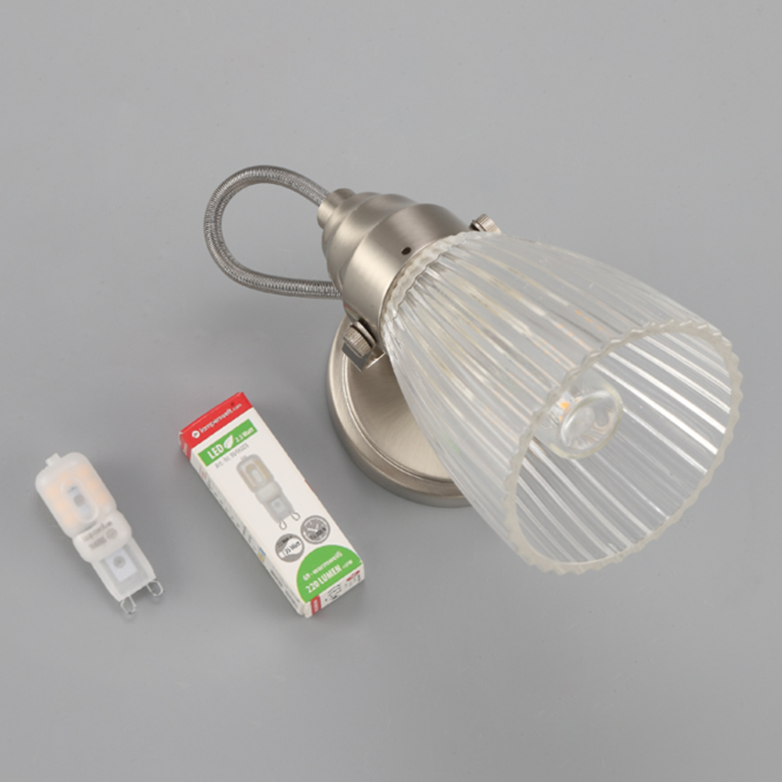 Kara bathroom wall light, 1-bulb, IP44
