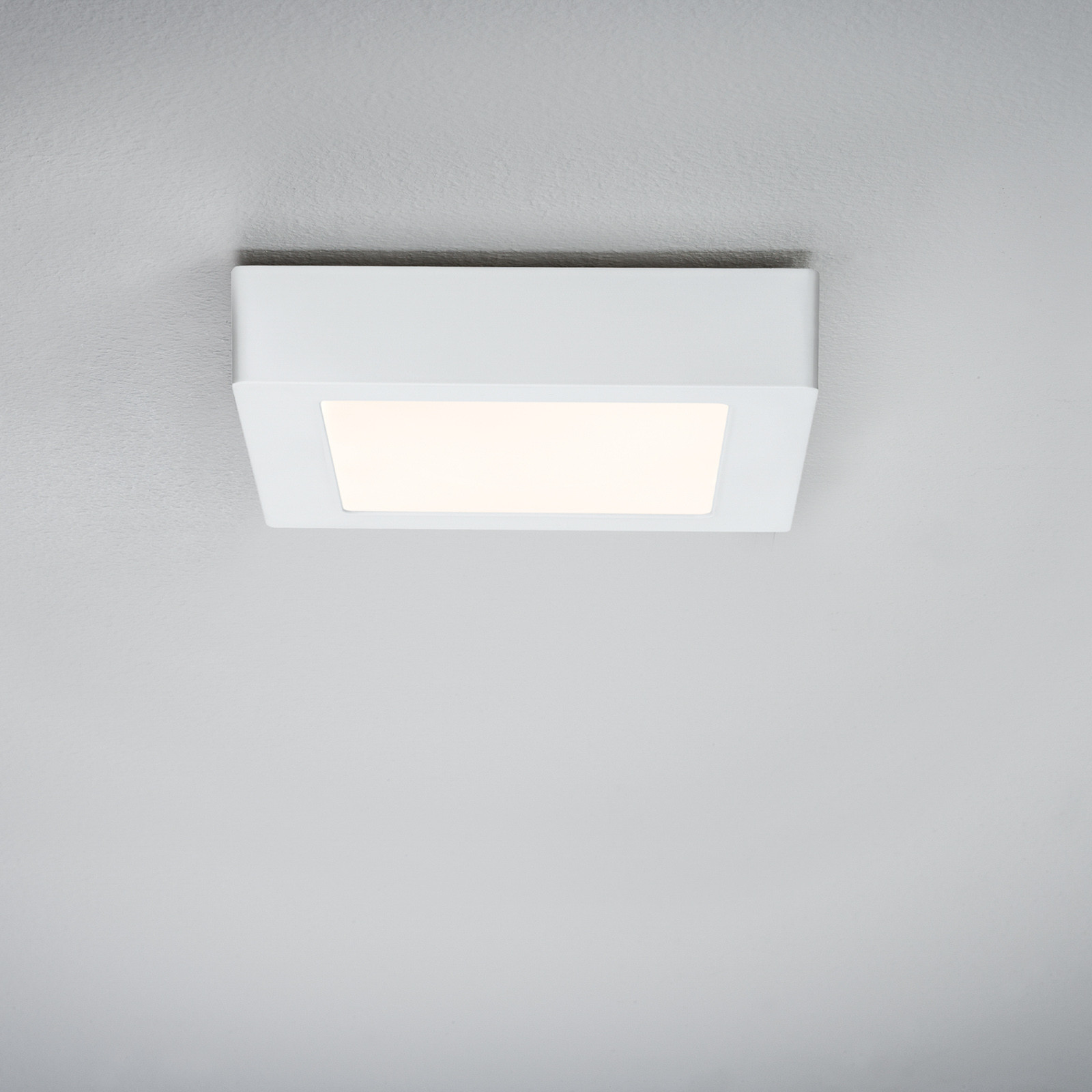 Paulmann Lunar panou LED unghiular alb 17x17cm - Camera de zi / sufragerie - modern - alb mat - Metal