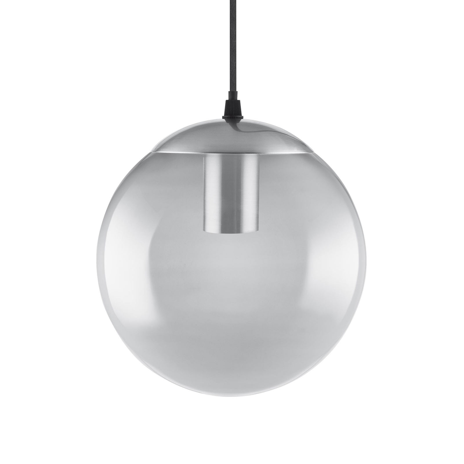 LEDVANCE Vintage 1906 Bubble Pendant grey, 20 cm, for Living / Dining Room, glass, E27, 40 W, energy efficiency: A++