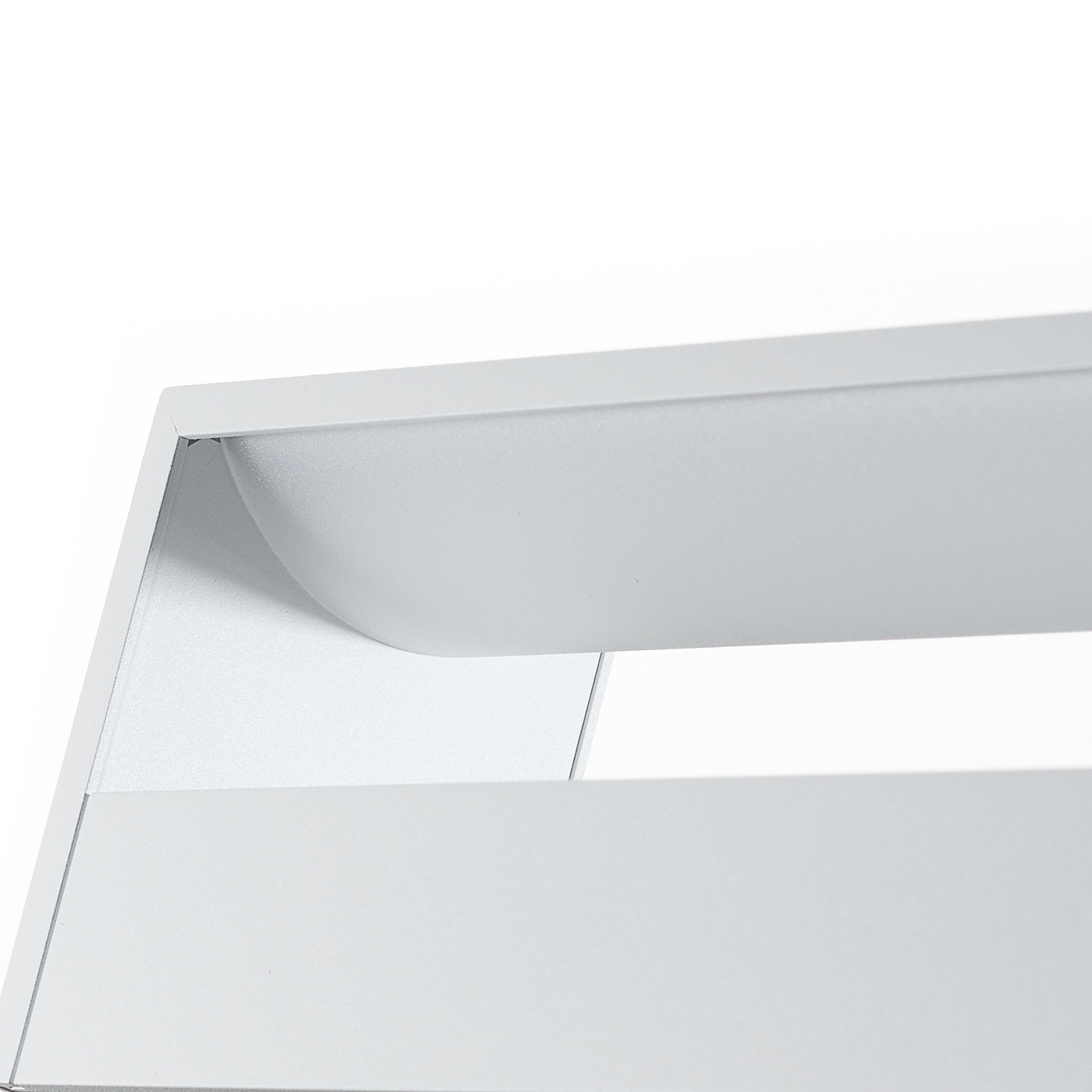 BEGA Studio Line zidna svjetiljka široka bijela/aluminij 50cm