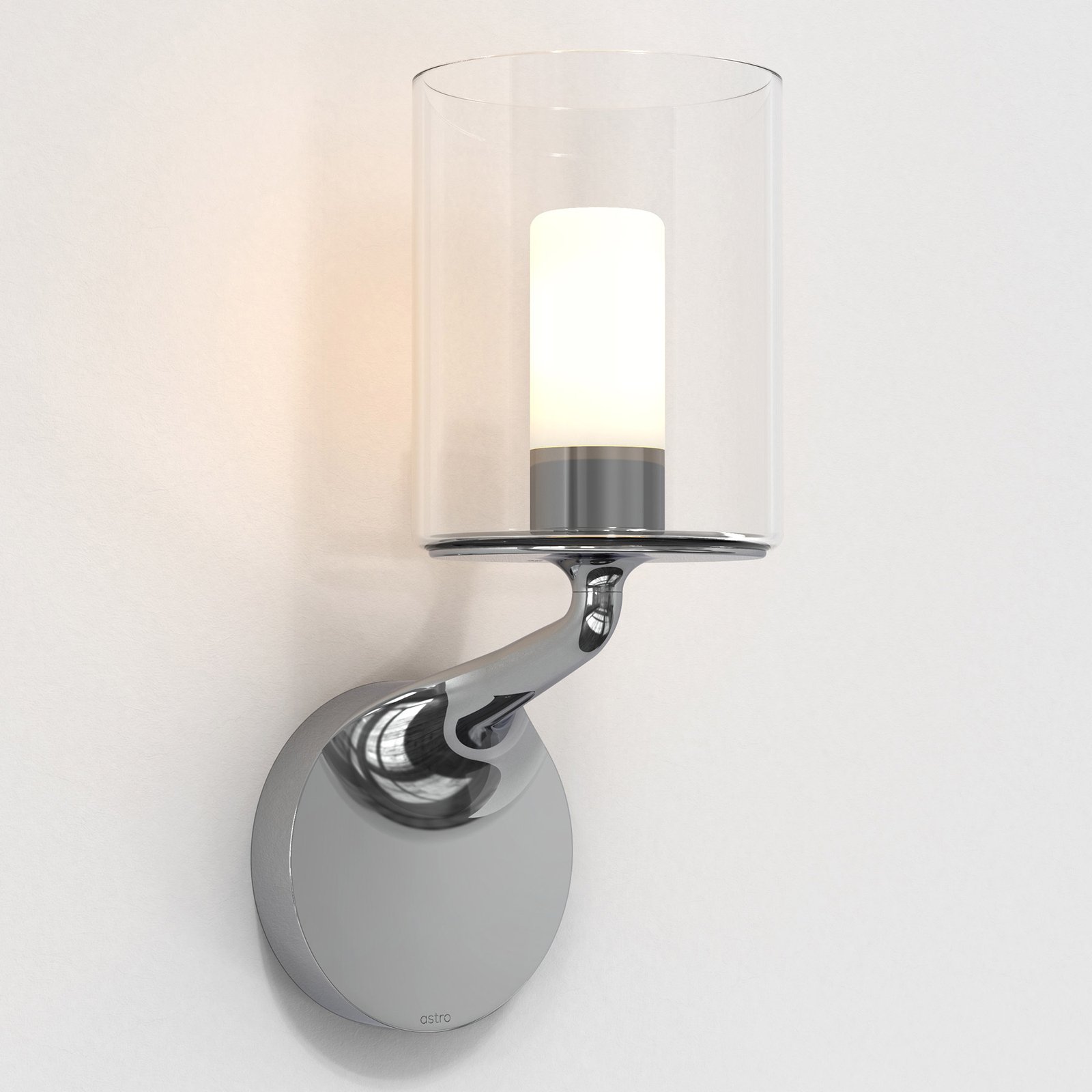 Astro Elena Wandleuchte, Glasschirm, IP44