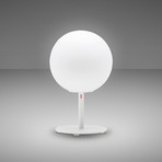 Fabbian Lumi Sfera Glas-Tischleuchte, stehend