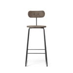 Chaise Earth Backrest, marron, acier, hauteur 104 cm - Mater