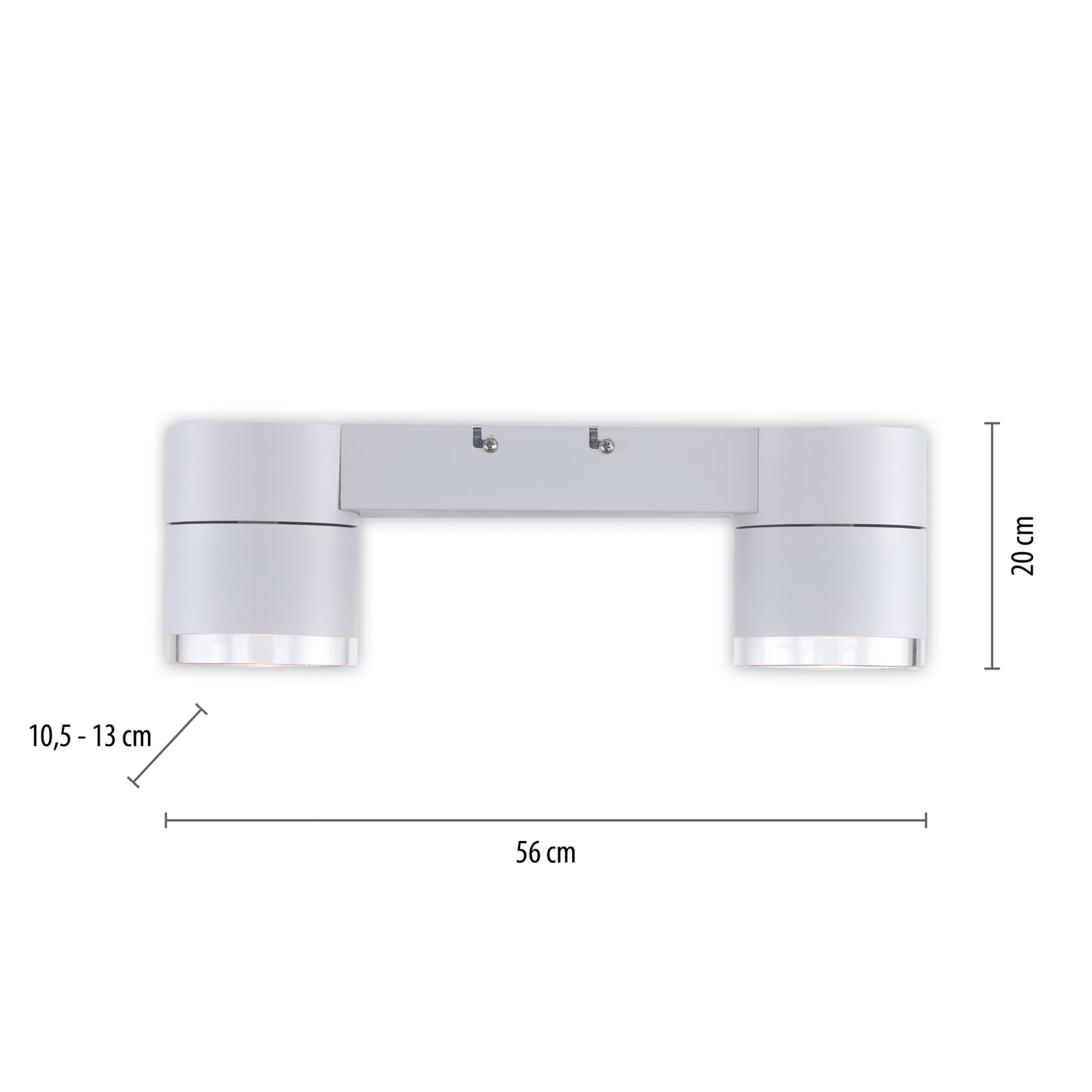 Nola LED stropna svjetiljka, dvije žarulje, bijela - PURE Nola LED stropna svjetiljka, dvije žarulje, bijela - PURE