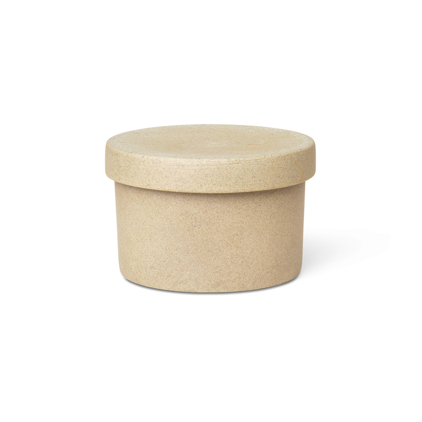 Recipiente Bon, altura 6,5 cm, bege, porcelana - ferm LIVING
