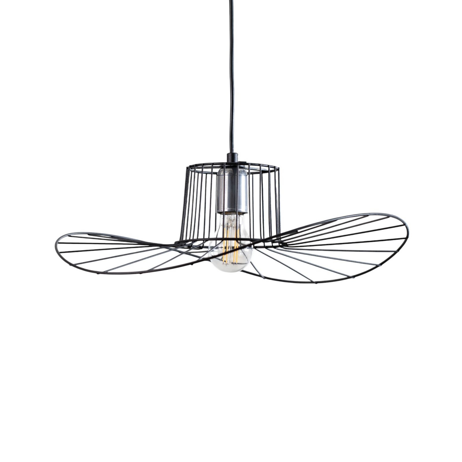 Suspension Tel, noir, Ø 50 cm, métal