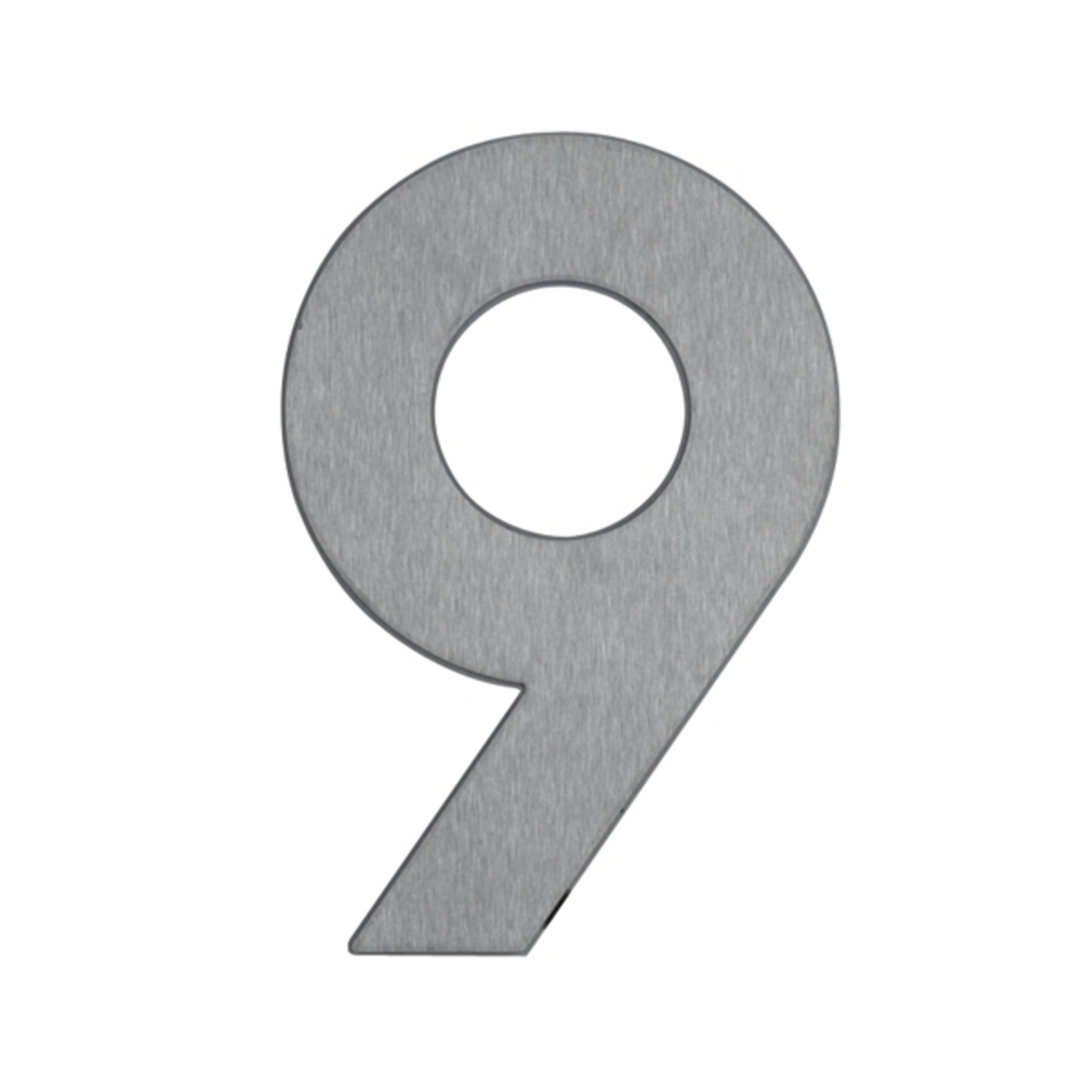 Kućni broj 9 - izrađen od nehrđajućeg čelika