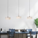 LED pakabinamas šviestuvas „MARIKA“, smėlio spalvos/baltas, 105 cm, 3 lemputės,