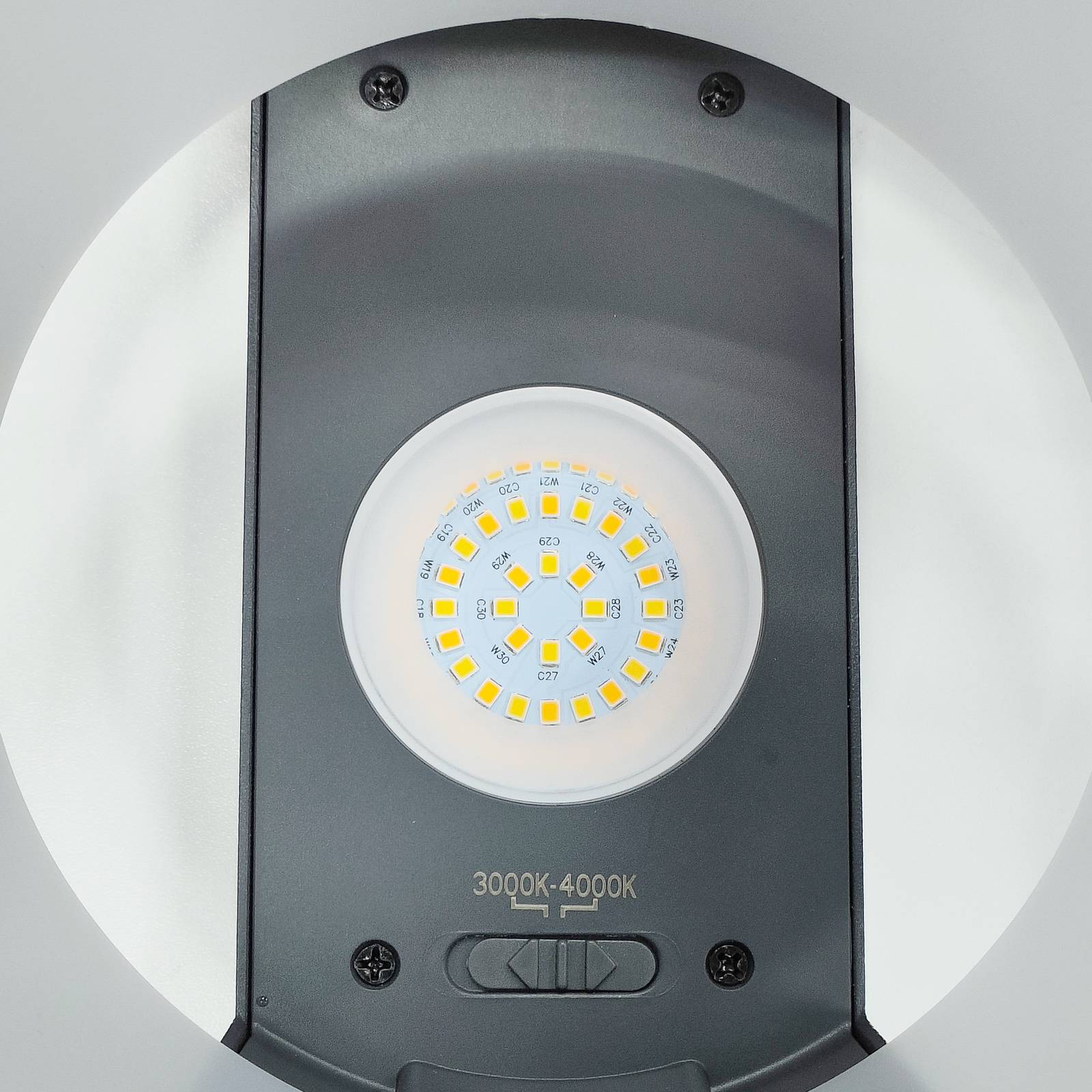 Kinkiet zewnętrzny LED Moon, CCT, IP44