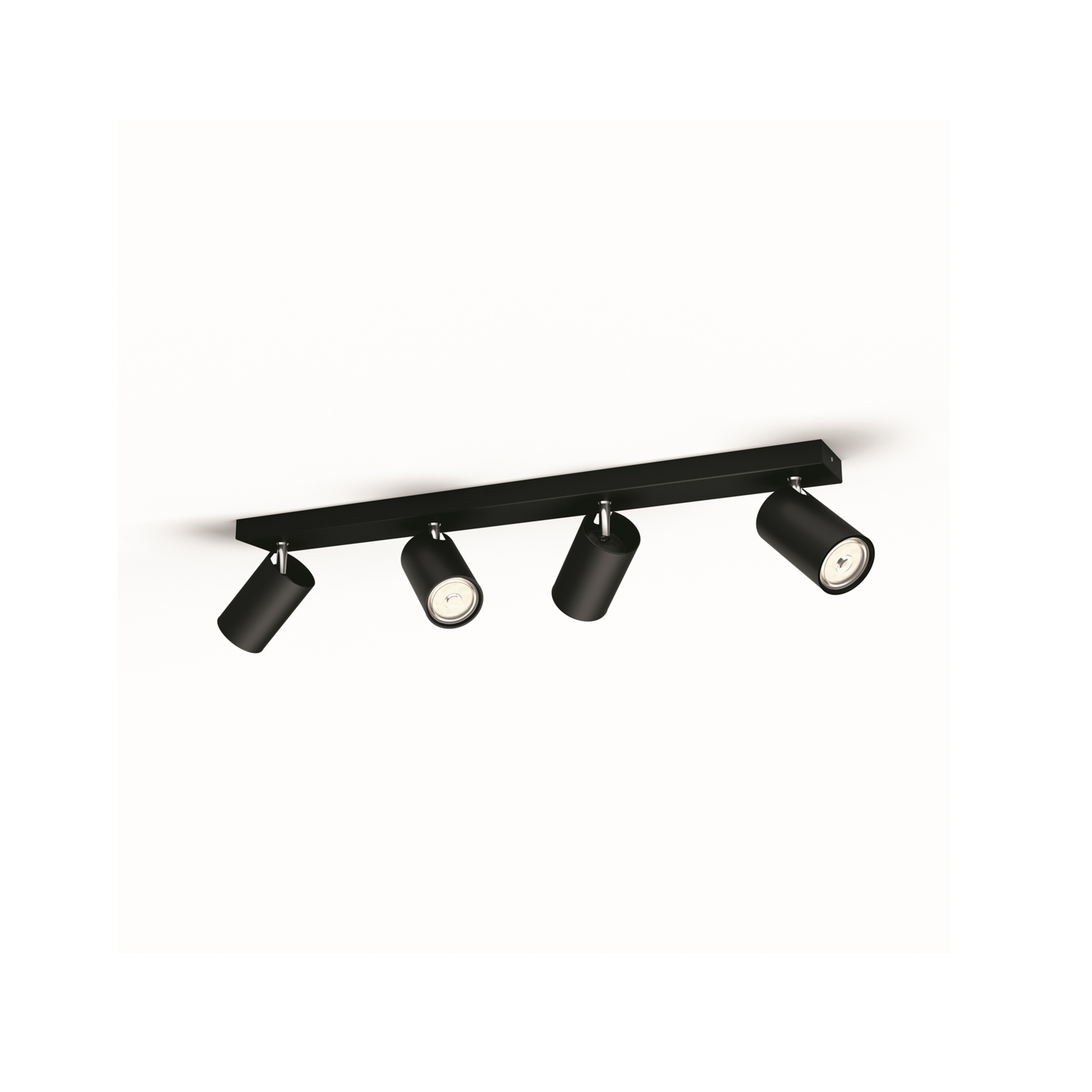 Philips myLiving Kosipo spot GU10 noir à 4 lampes