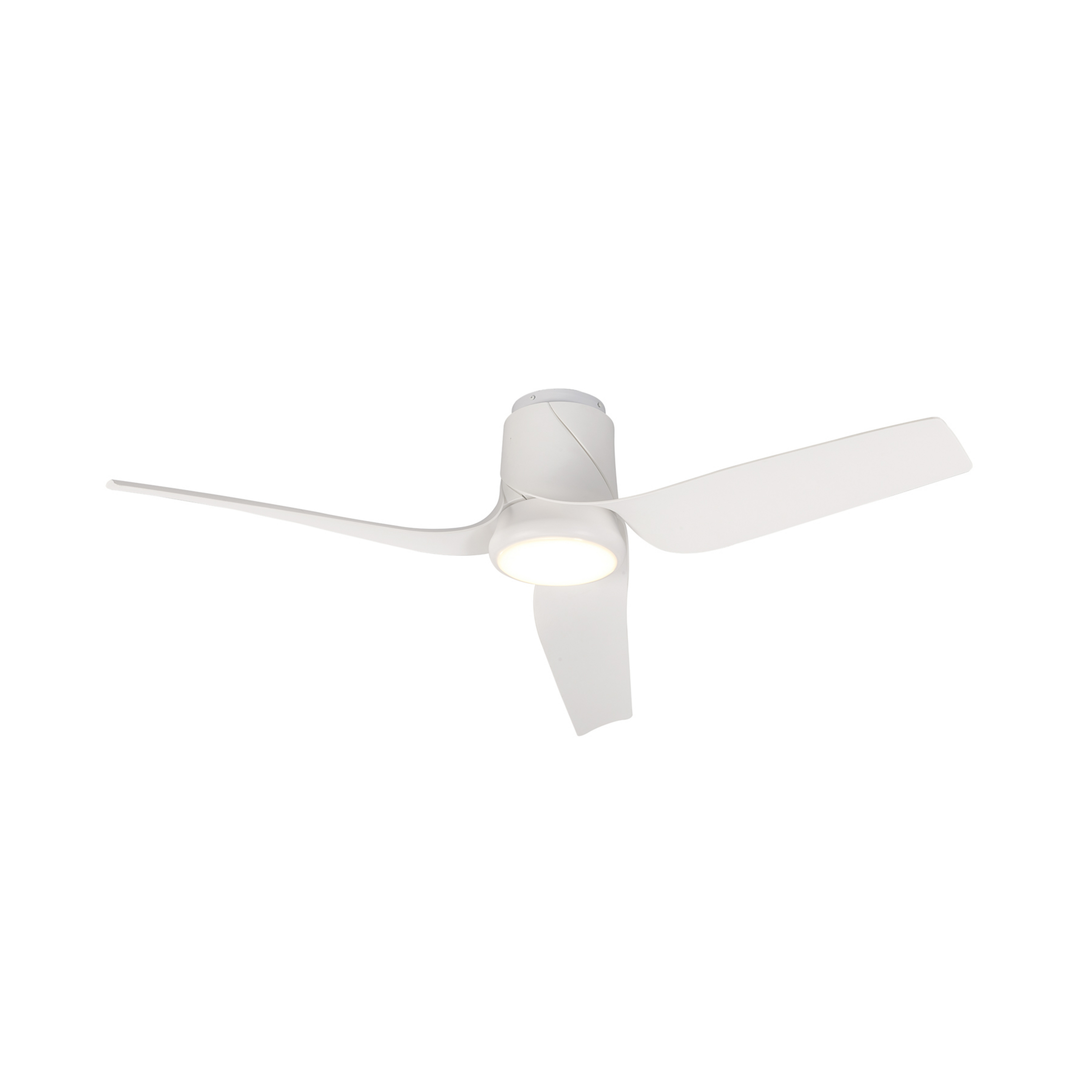 Ushuaia LED-Deckenventilator, weiß, DC leise, CCT - Mantra