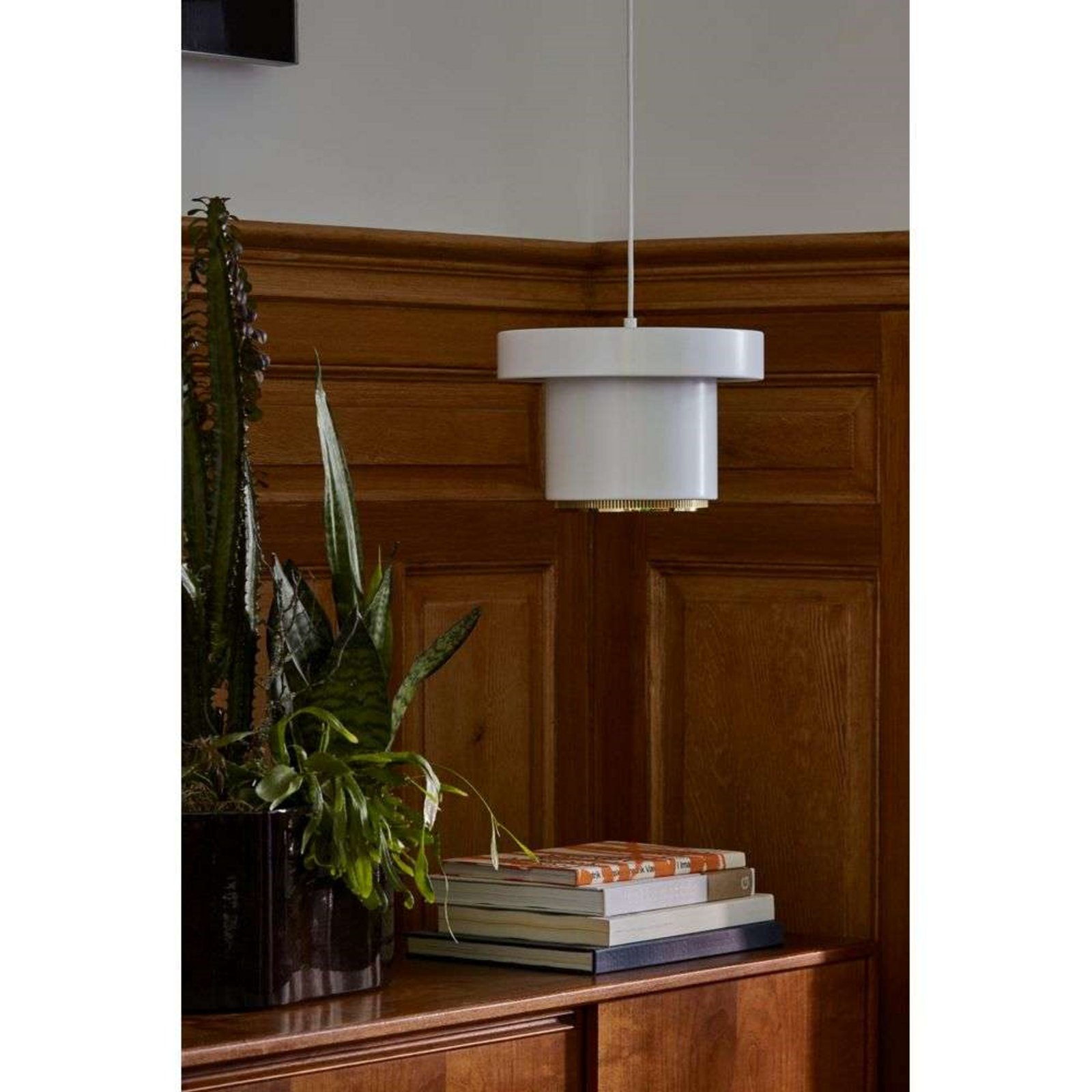 A201 Pendant White/Brass - Artek