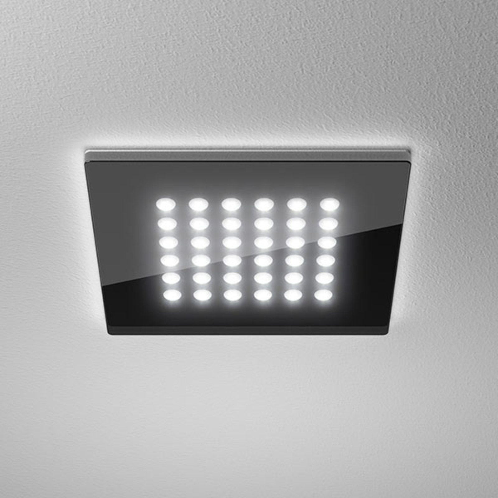 LED-Downlight Domino Flat Square, 16 x 16 cm, 11 W