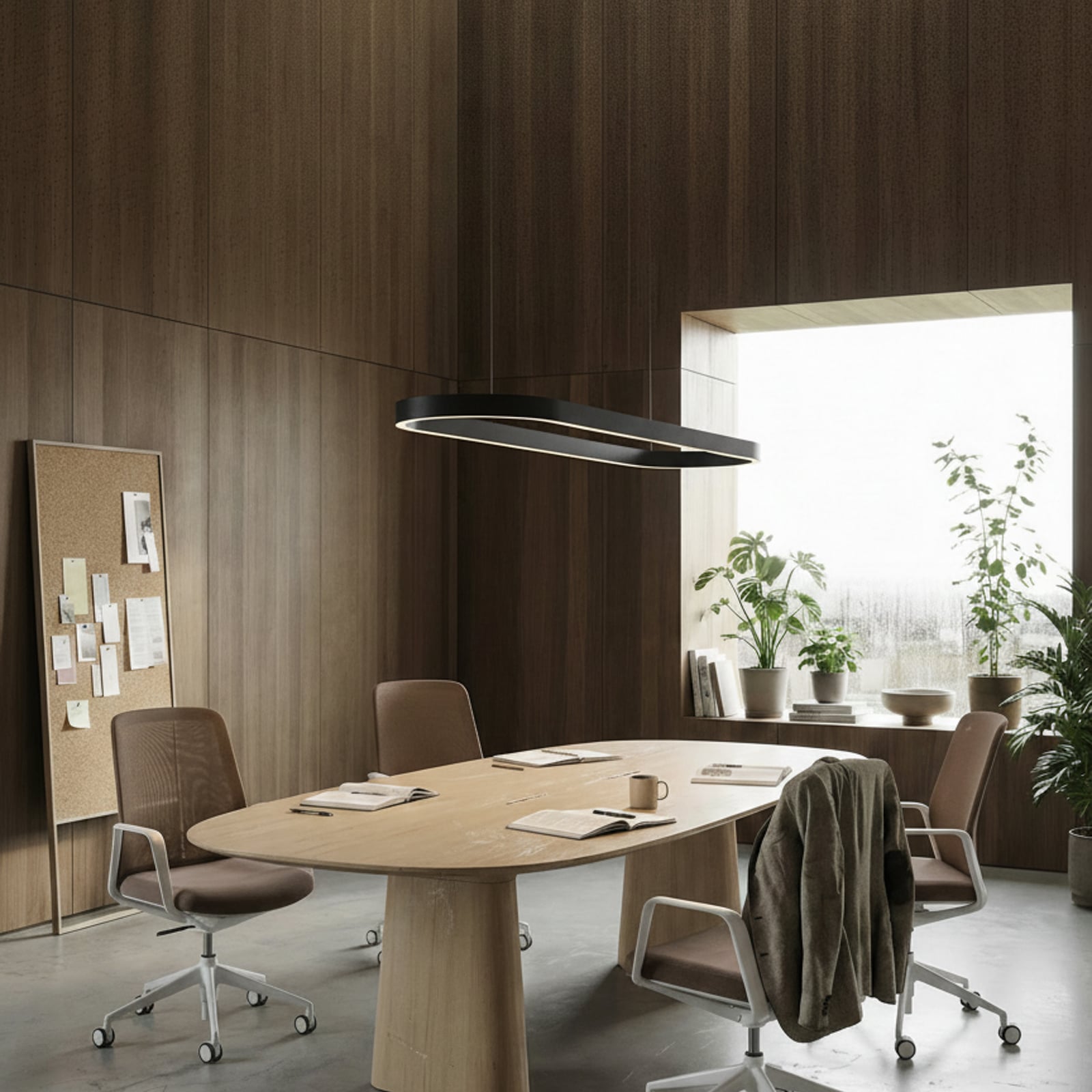 Lucande Smart LED-hänglampa Melinay, svart, CCT, Tuya