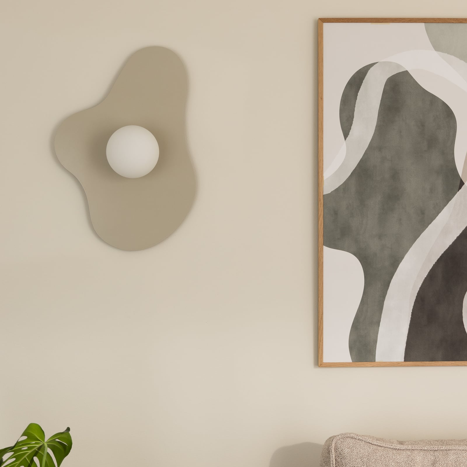 Globen Lighting Wandleuchte Illusion, Glas/Metall, 60 cm