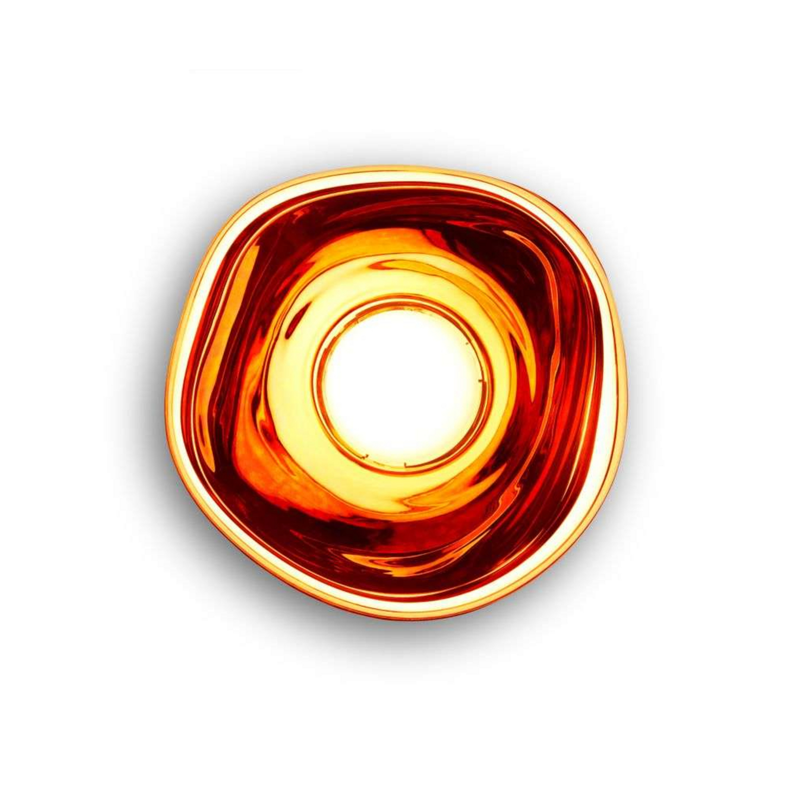 Melt Surface LED Wandlamp Copper - Tom Dixon
