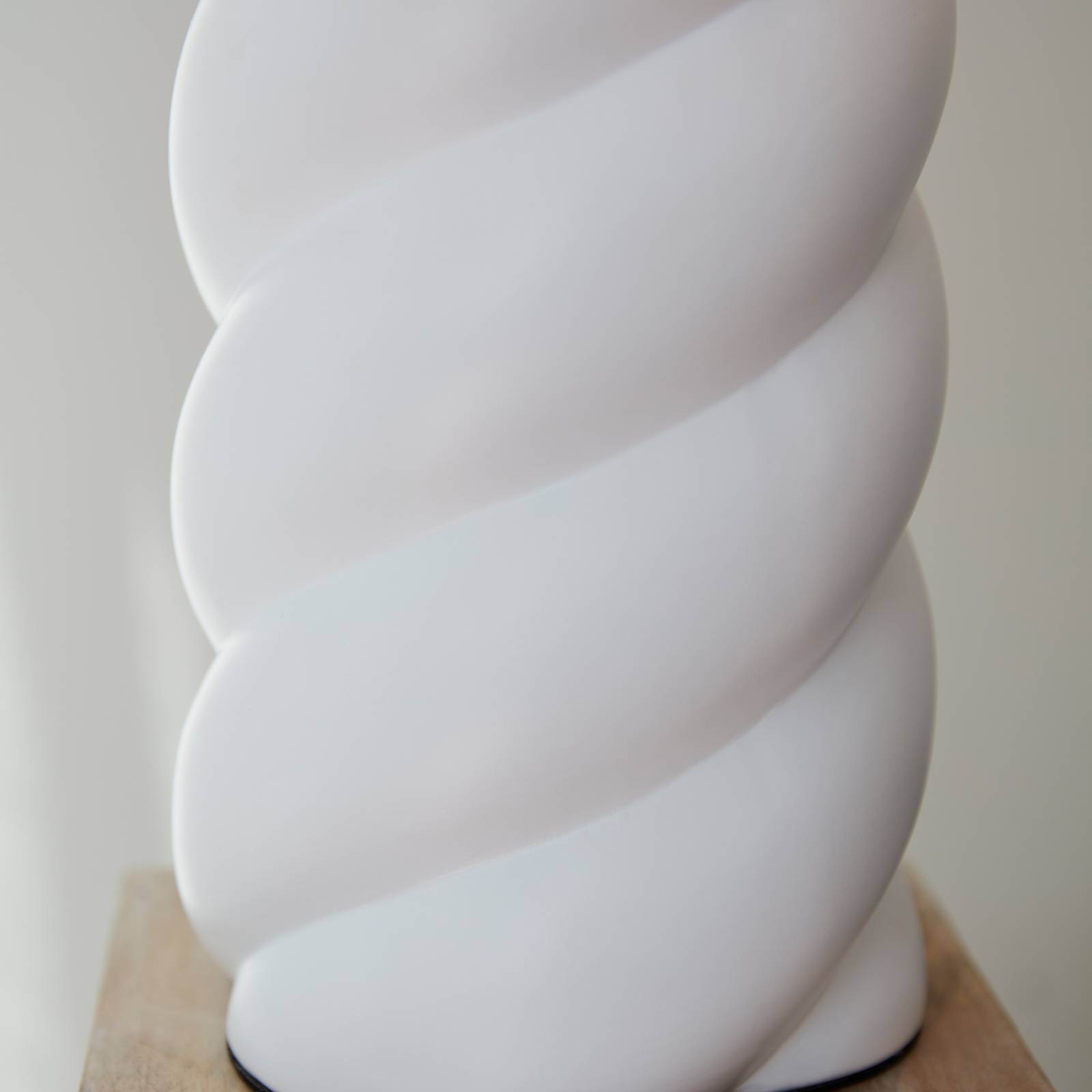 PR Home Spin bordlampe Ø 35cm hvid/natur hør