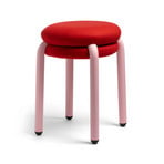 Chaise Macaron, rouge, métal, hauteur 47 cm - &Klevering