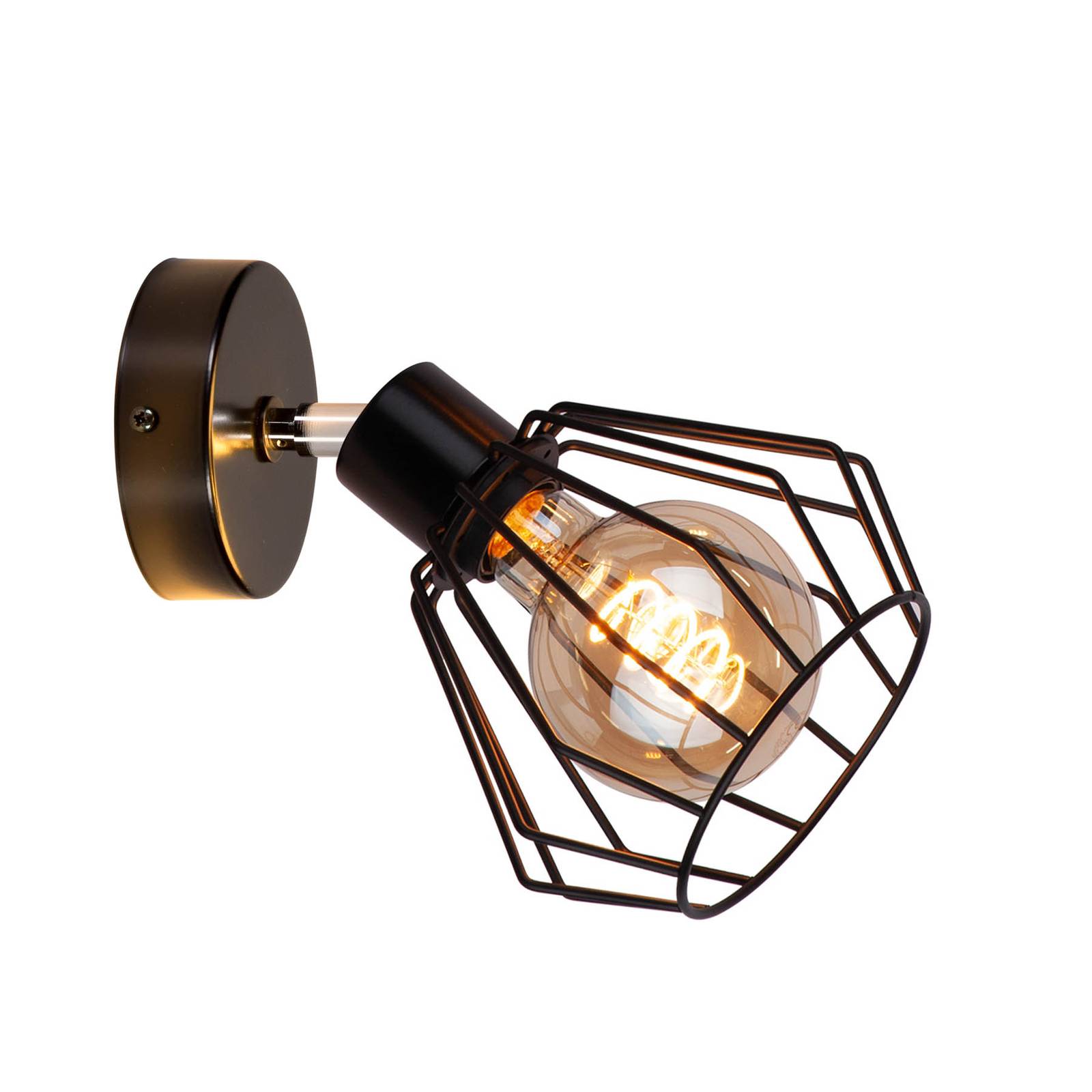 Vägglampa Limani, svart, 1 lampa