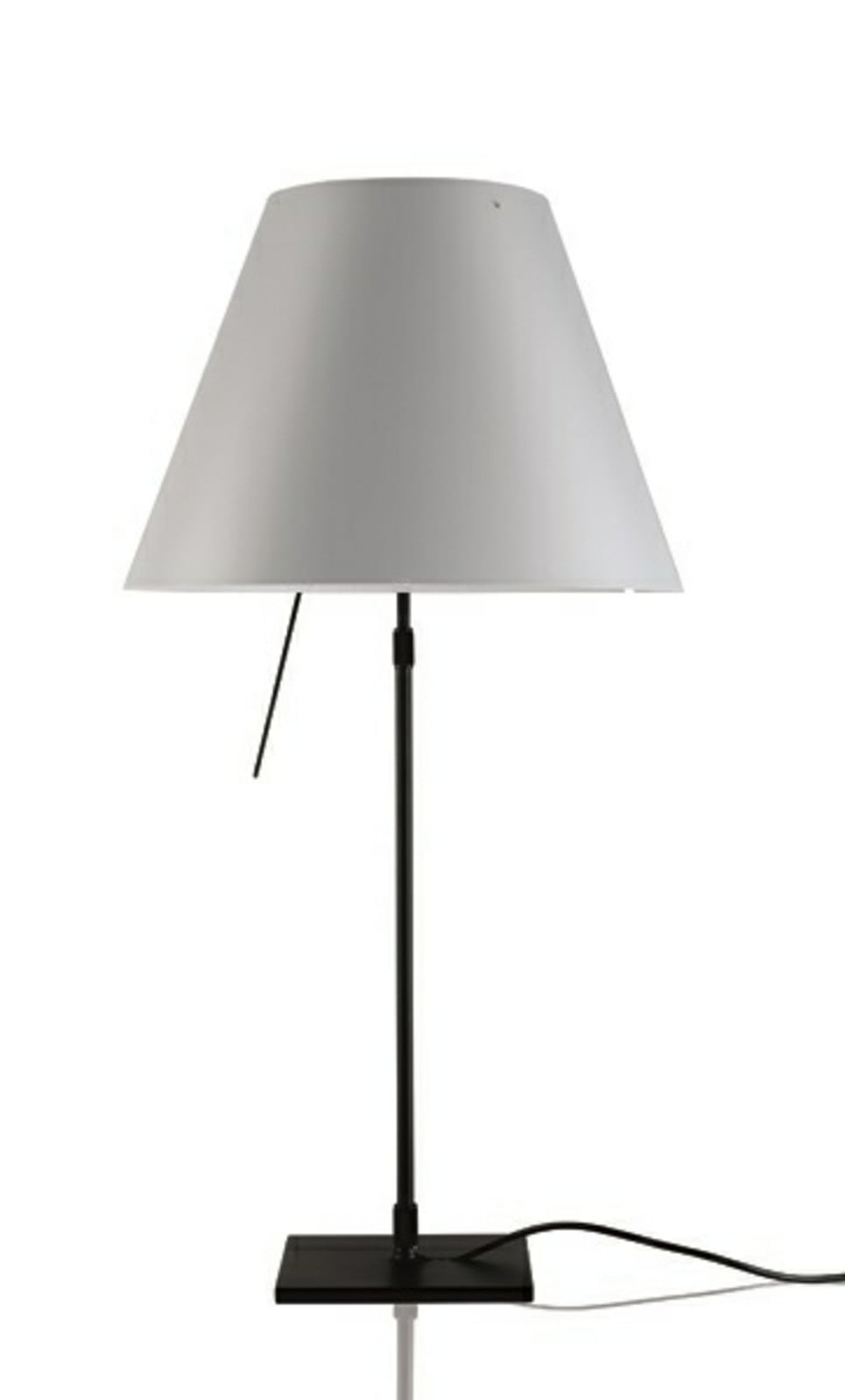 Costanza bordlampe, sort/hvid, dæmpbar Luceplan - Stue - Aluminium