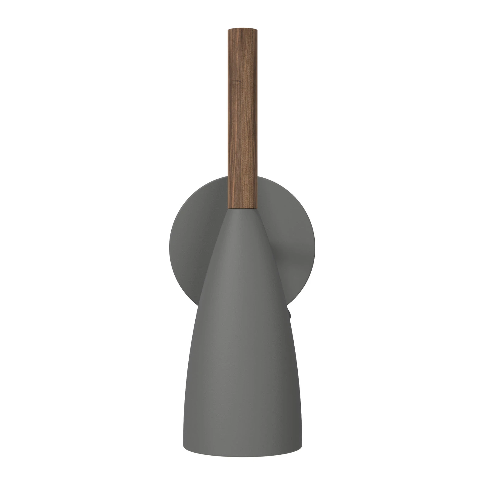Aplique de pared Pure con interruptor, gris