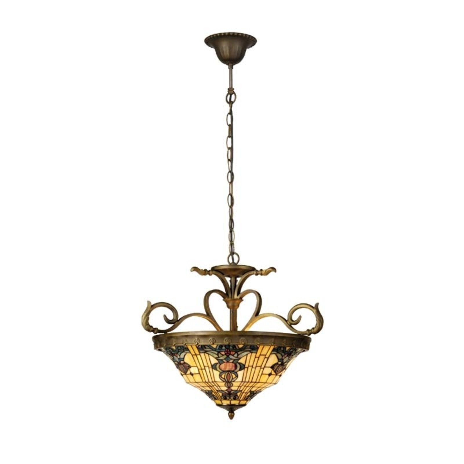 Tiffany-style hanging lamp Anthia 2