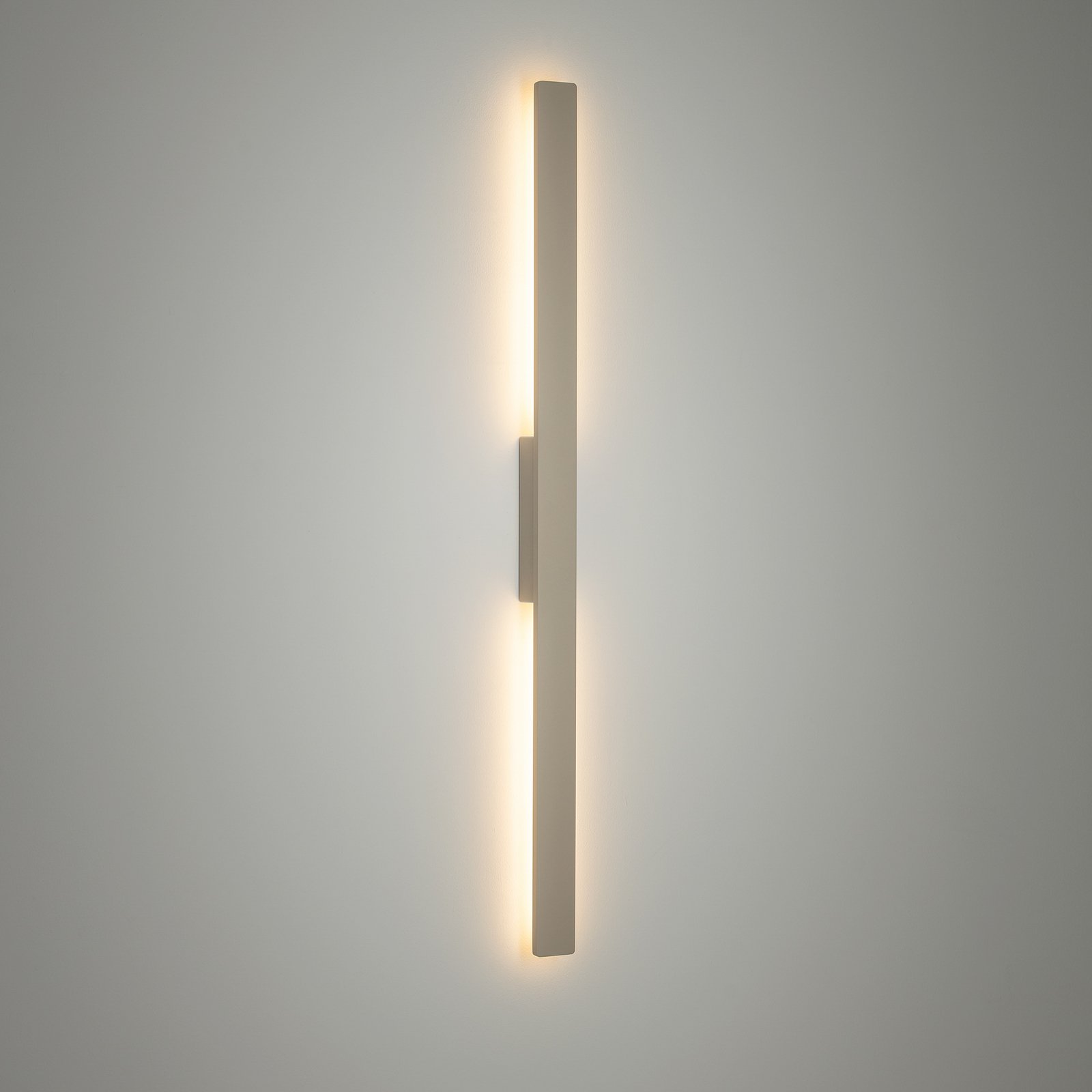 Applique a LED Demi M, sabbia, alluminio, altezza 100 cm, IP54