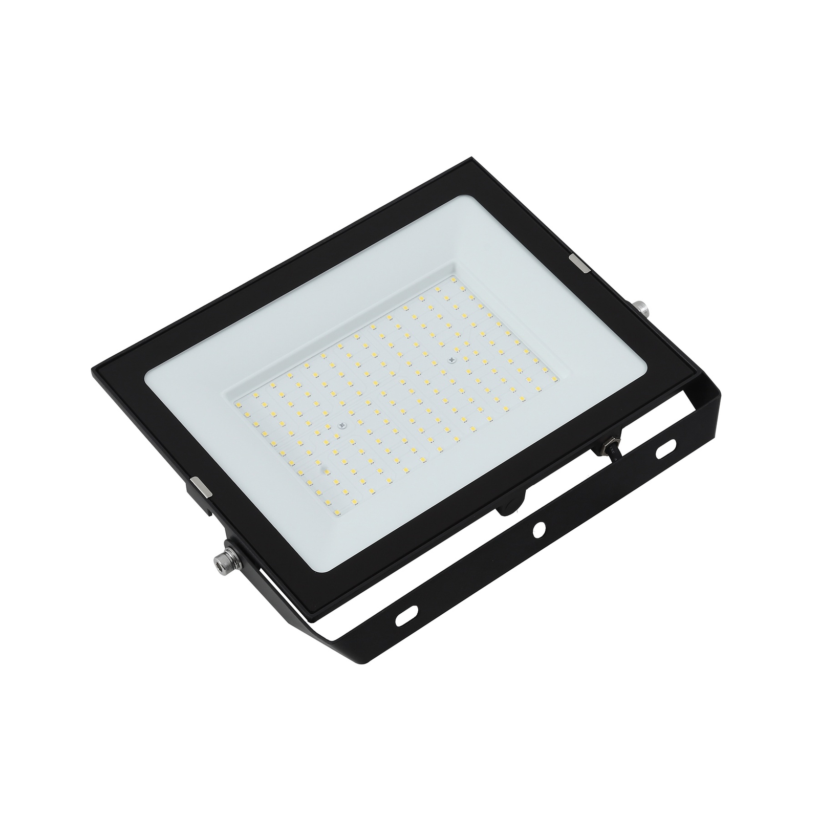 Prios LED outdoor spotlight Maikel, 150W, 12000lm, aluminium