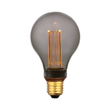 LED-Lampe E27 5W, warmweiß, 3-Step-dim, smoke 14cm