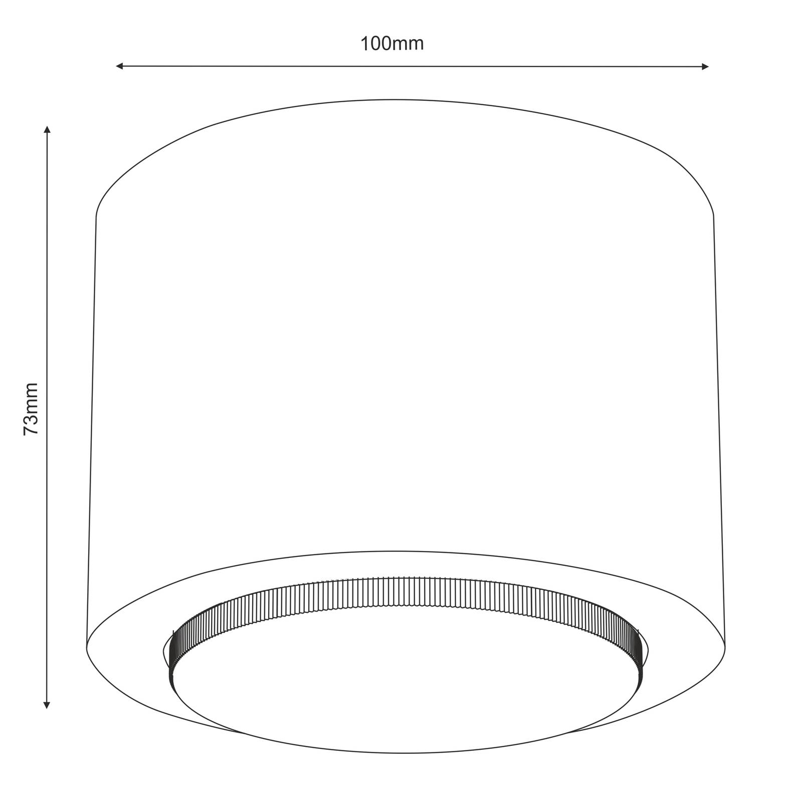 Envostar Ernest downlight GX53 z drewna okrągły