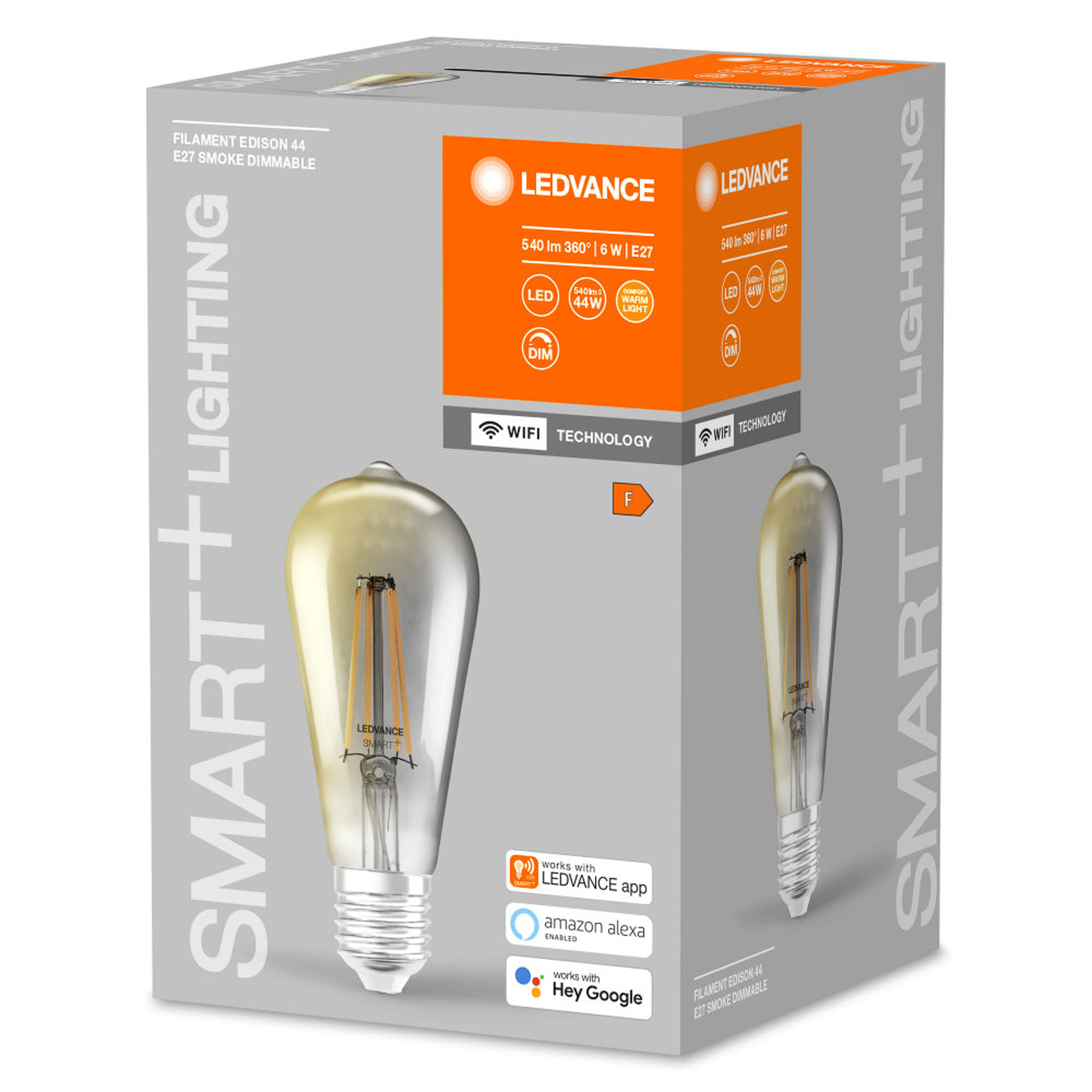 LEDVANCE SMART+ WiFi Filamento Edison 44 E27 6W 825