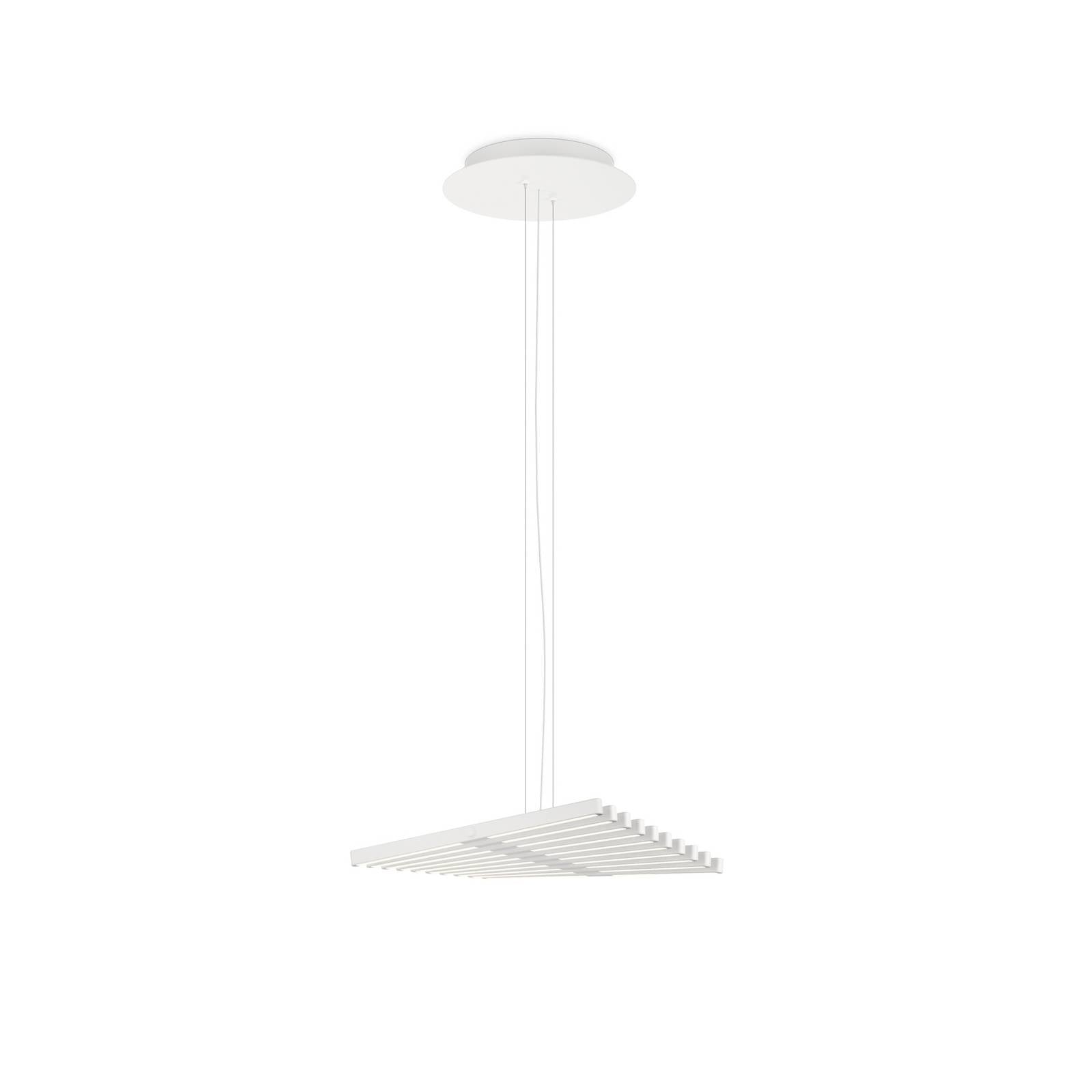 Suspension LED Vibia RHYTHM, blanc, 47 x 45 cm, 927 à intensité variable