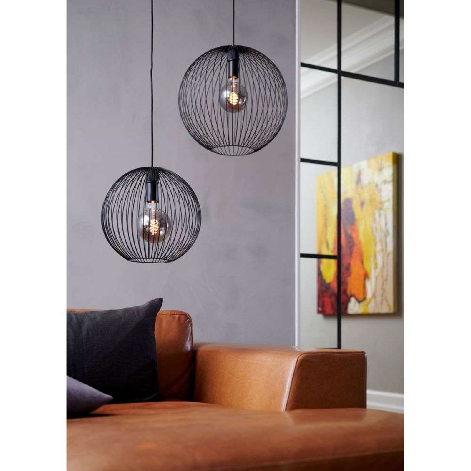 Beroni 45 Lustră Pendul Black - Nordlux