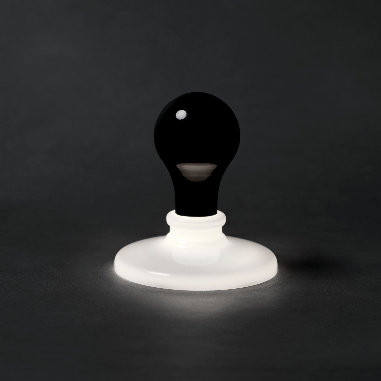 Light Bulb Bordlampe Sort - Foscarini