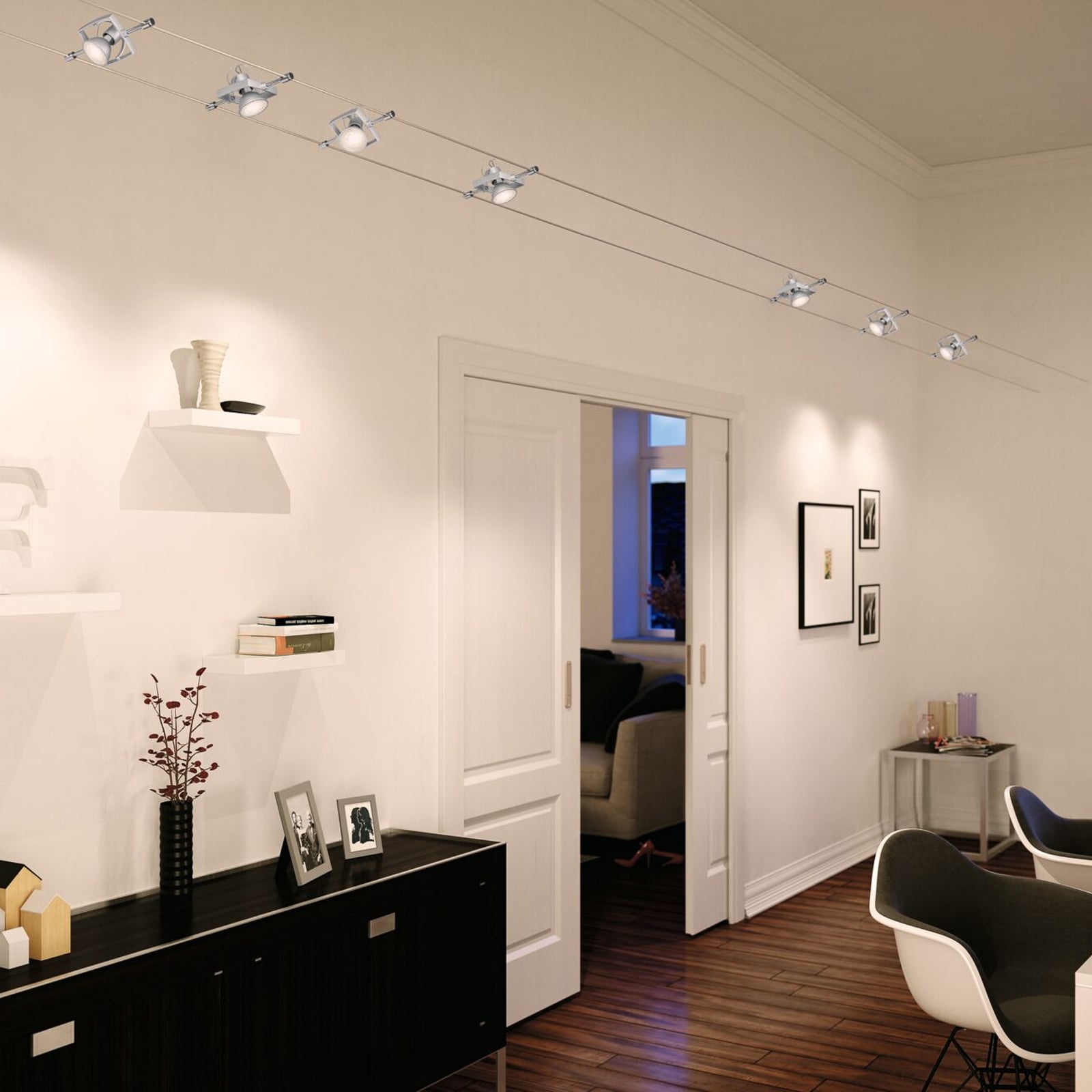 Paulmann LED-Reflektor, GU5,3, 6W, 3000K, dim., chrom