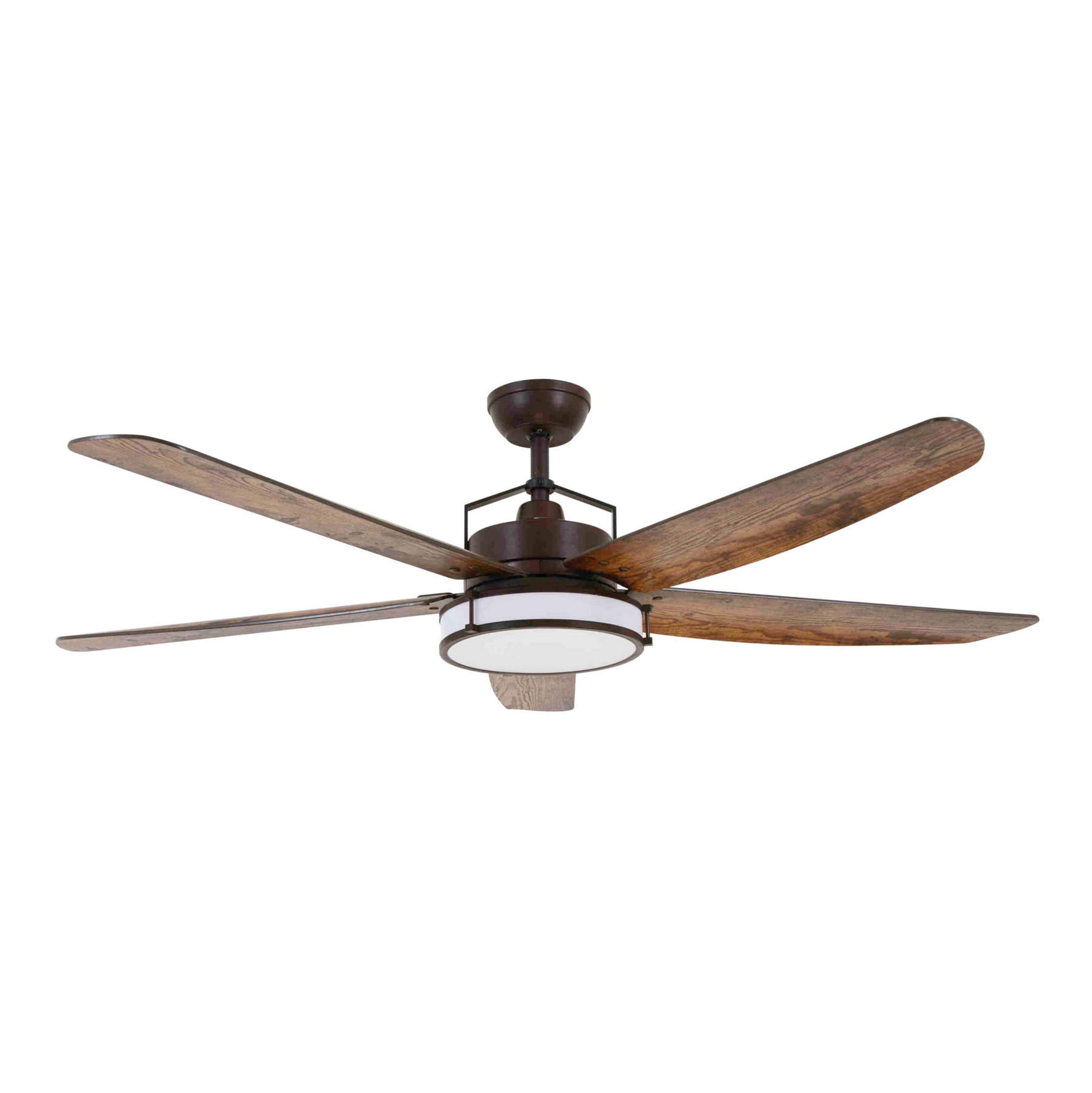 Stropni ventilator s rasvjetom Louisville, brončani, tih - Beacon