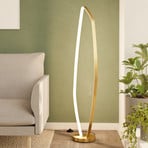 Talna svetilka Vallerosa LED v medeninasti barvi