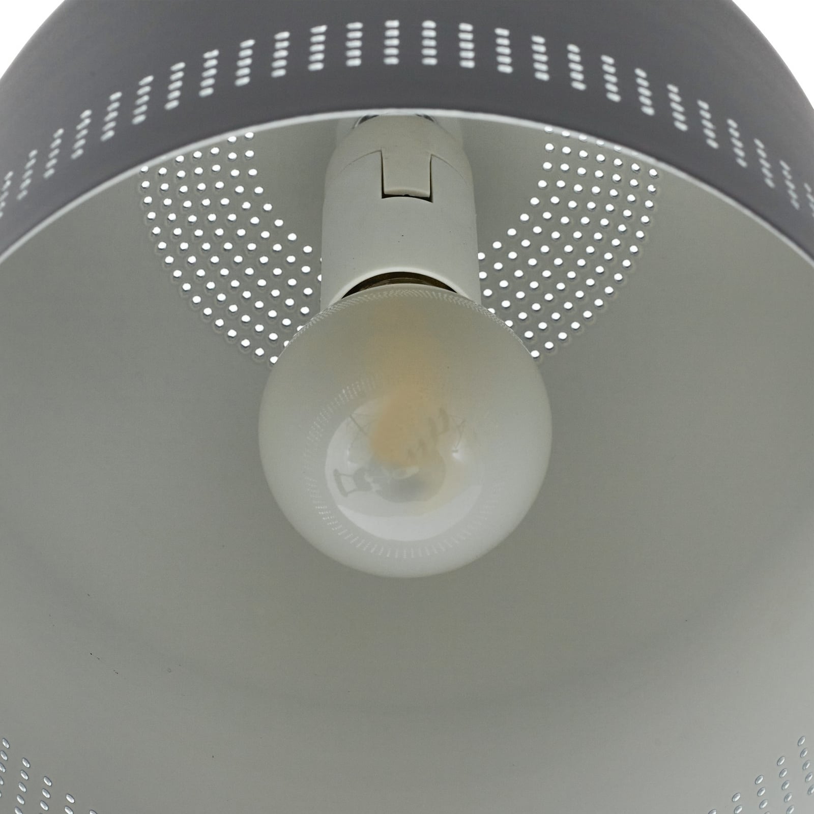 Oura hengelampe, Ø 25 cm, svart, jern, E27 - Nola