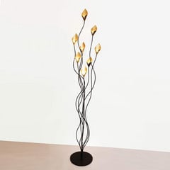 Lámpara de pie LED de diseño Calamaro, 8 brazos