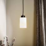 Vitrio pendant light, one-bulb, black/white