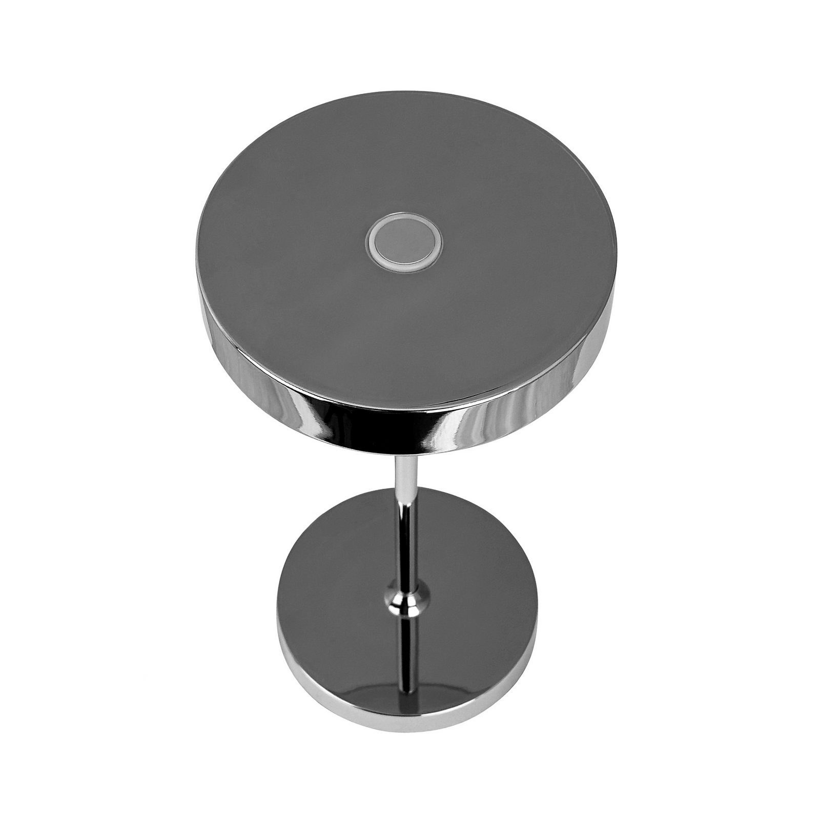 Dyberg Larsen LED-Akku-Tischlampe Starlight, chrom, Metall