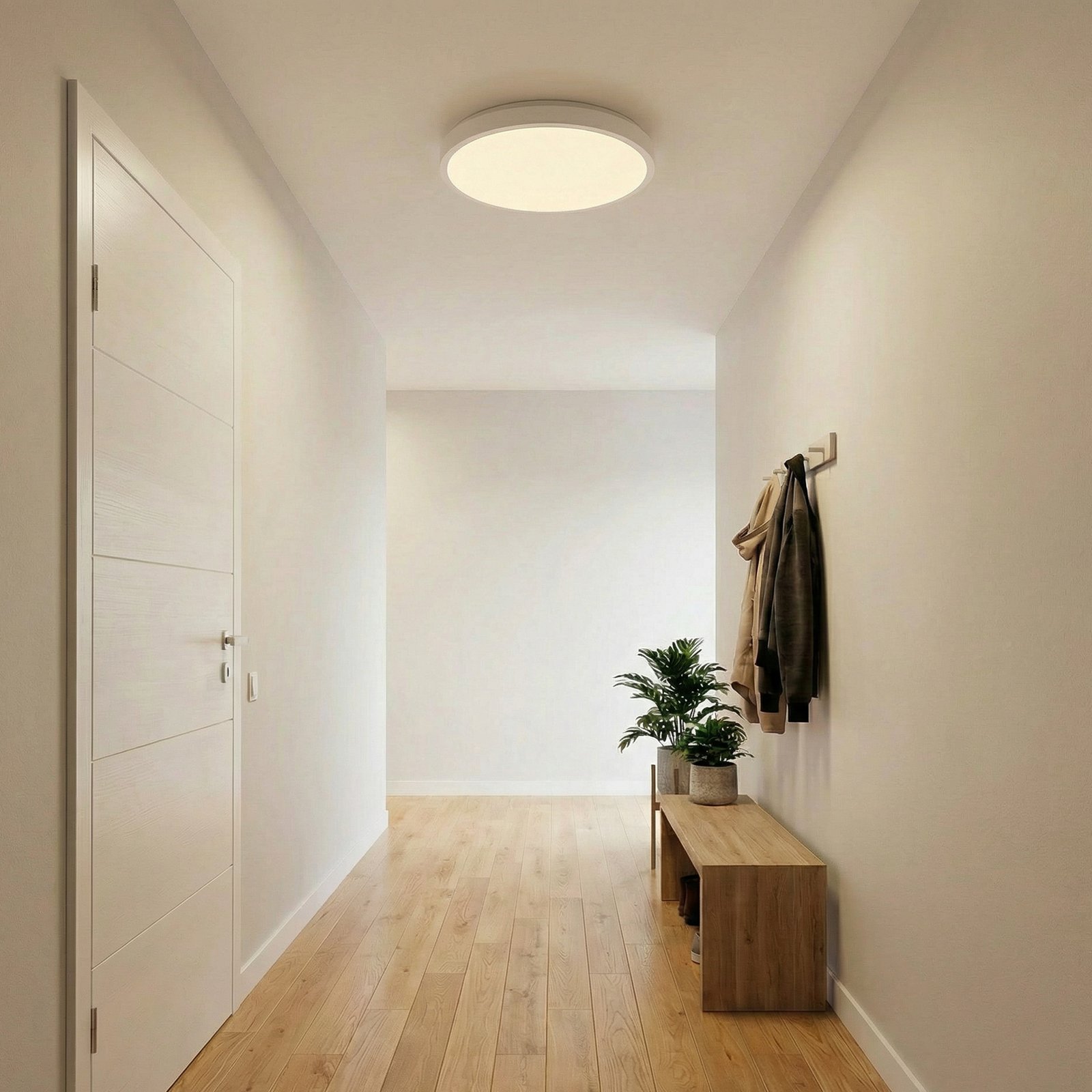 OSRAM ORBIS LONDON LED ceiling light, white, Ø 48 cm, metal