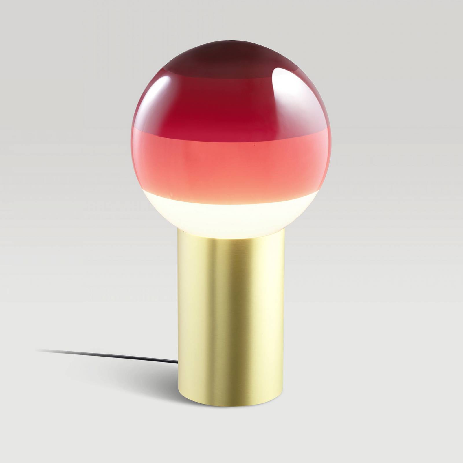 MARSET Tischlampe Dipping Light, Höhe 22 cm, rot/messing günstig online kaufen