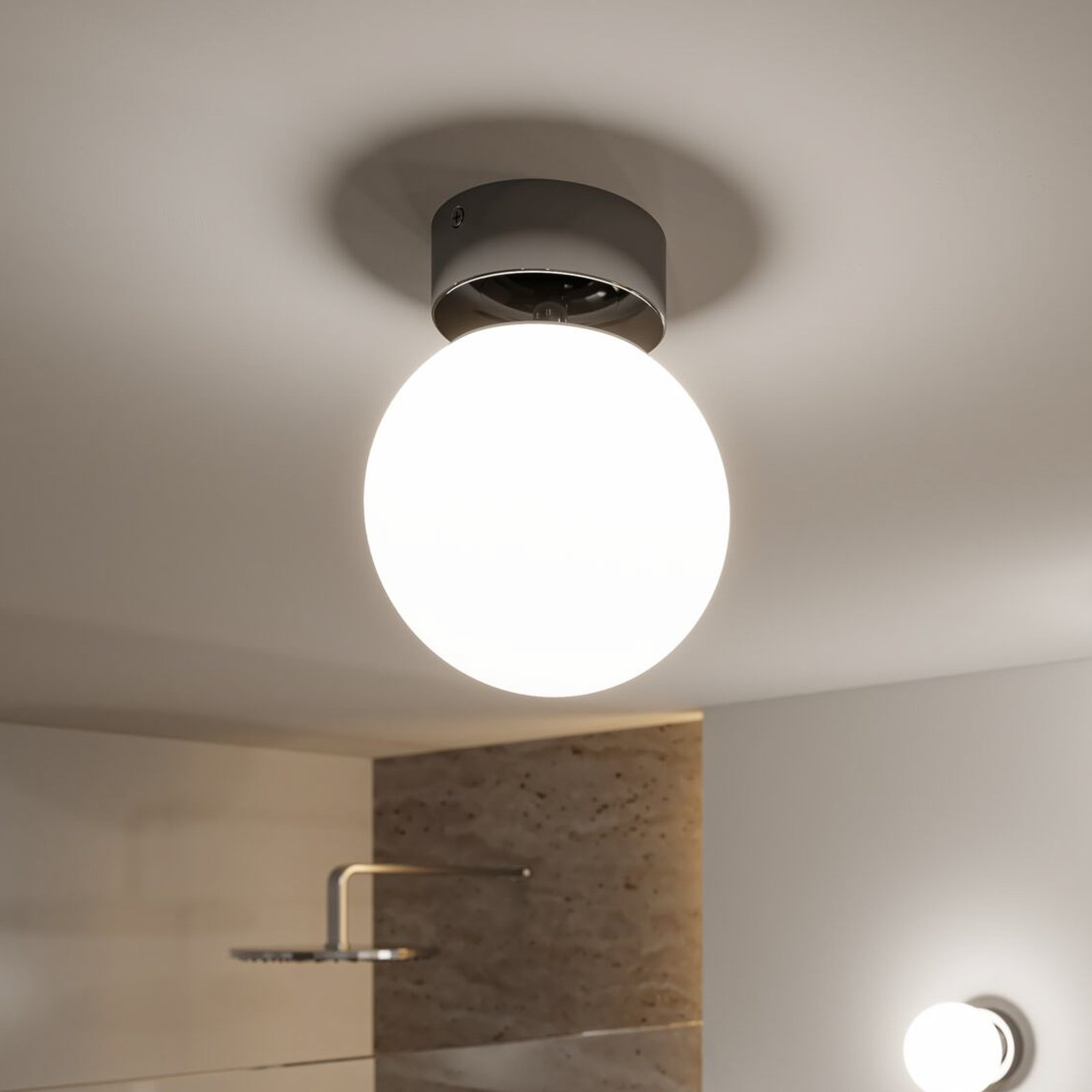 Paulmann Gove LED ceiling light 1-bulb chrome 9 W