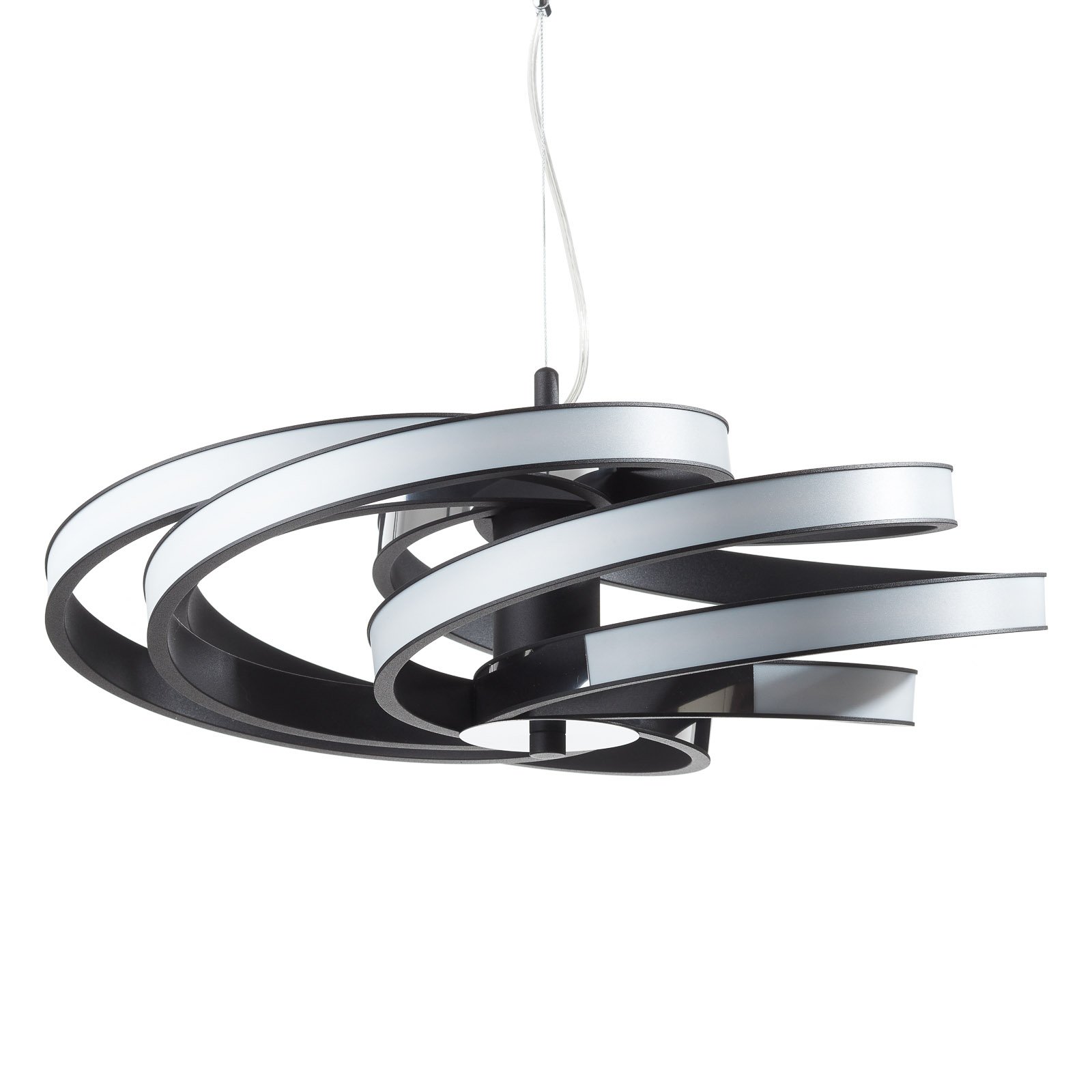 Zoya dekoratív LED függő lámpa, fekete