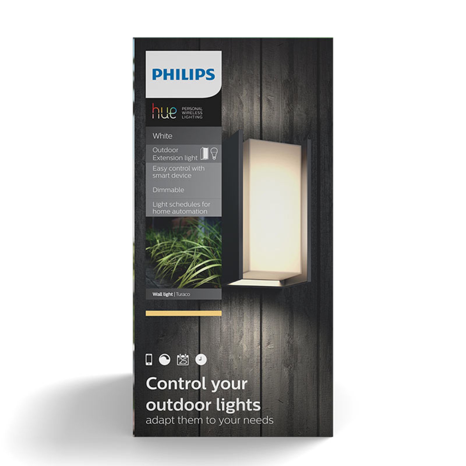 Philips Hue White Turaco LED-Außenwandleuchte