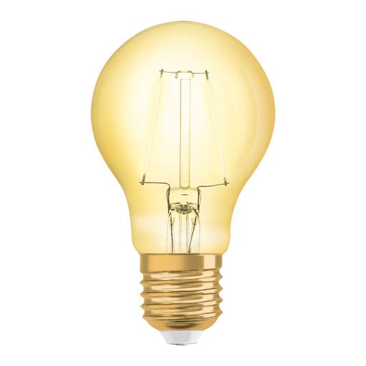 OSRAM LED-Lampe E27 2,5W 1906 ClassicA 2.400K gold