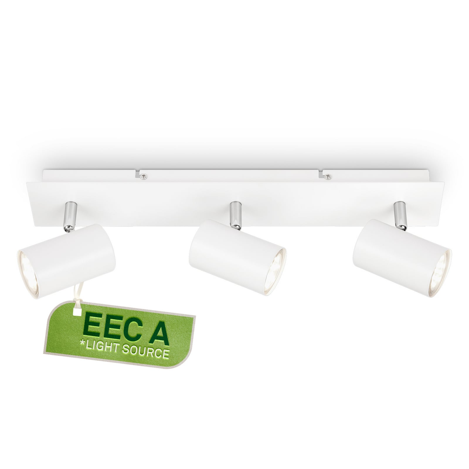 Griestu lampa Isil A, balta, 3 gaismas, metāla, grozāma