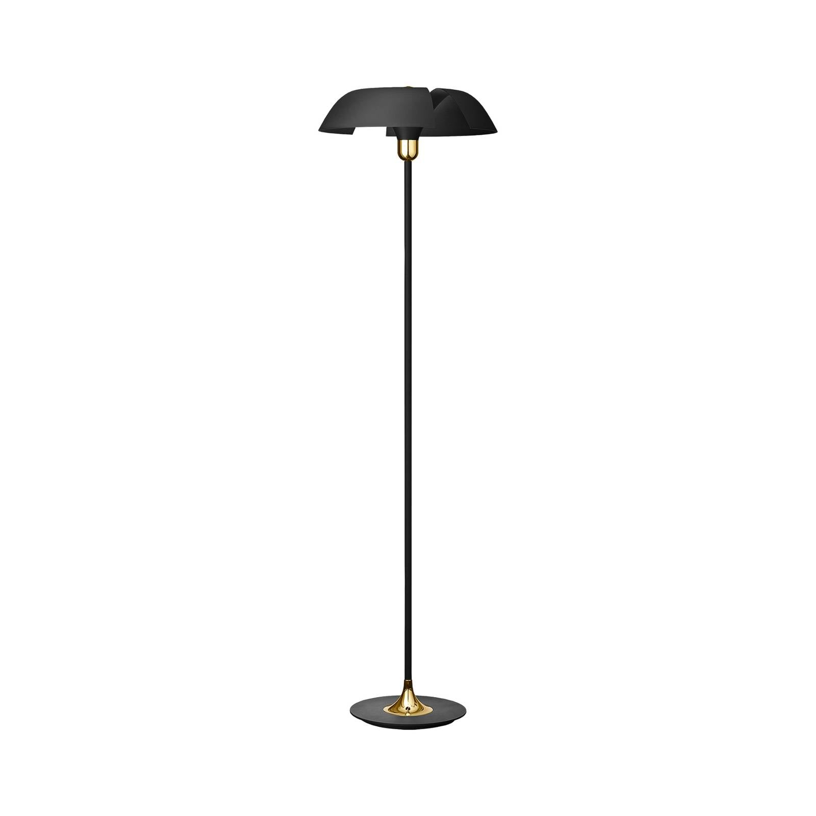 AYTM Stehleuchte Cycnus, schwarz, Eisen, Höhe 160 cm, E27